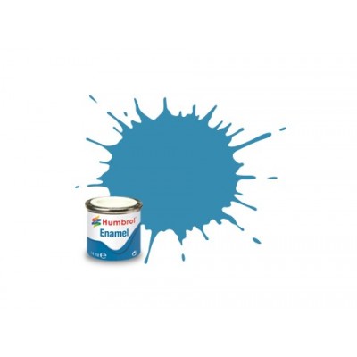 48 Mediterranean Blue Gloss - 14ml Enamel Paint - HUMBROL